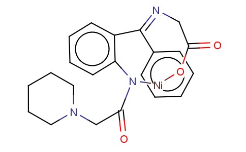 [N-[ALPHA-[2-(PIPERIDINOACETAMIDO)PHENYL]BENZYLIDENE]GLYCINATO]NICKEL